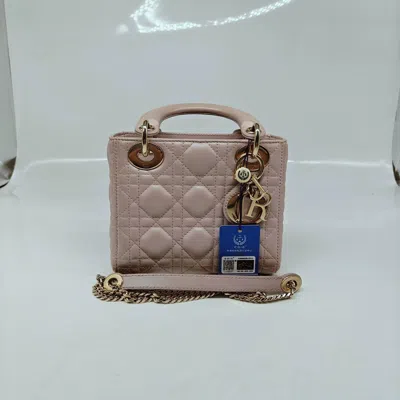 Dior Women Pre-loved Bag Very Good Condition In Pink