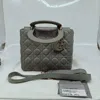 Dior Women Pre-loved Bag Very Good Condition In Gray
