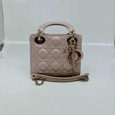 Dior Women Pre-loved Bag Very Good Condition In Pink