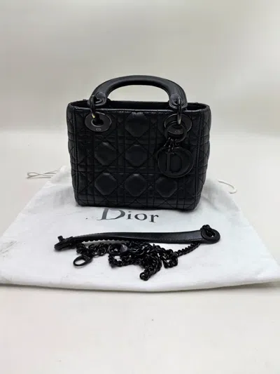 Dior Women Pre-loved Bag Very Good Condition In Black