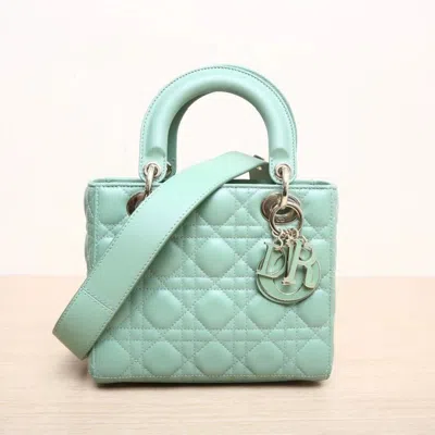 Dior Women Pre-loved Bag Very Good Condition In Green