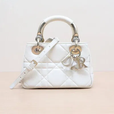 Dior Women Pre-loved Bag Very Good Condition In White