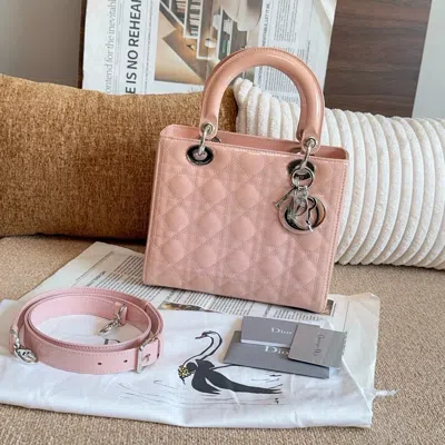 Dior Women Pre-loved Bag Very Good Condition In Pink