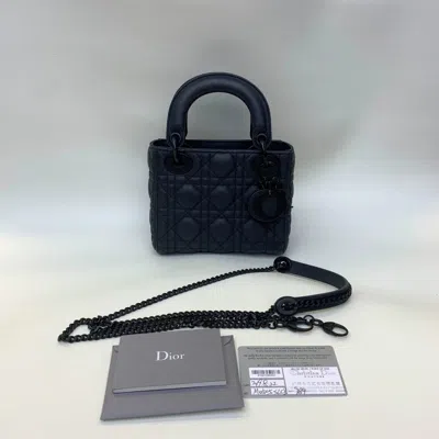 Dior Women Pre-loved Bag Very Good Condition In Black