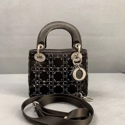 Dior Women Pre-loved Bag Very Good Condition In Black