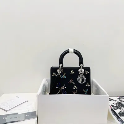 Dior Women Pre-loved Bag Very Good Condition In Black