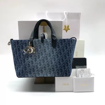 Dior Women Pre-loved Bag Very Good Condition In Blue