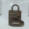 Dior Women Pre-loved Bag Very Good Condition In Gray