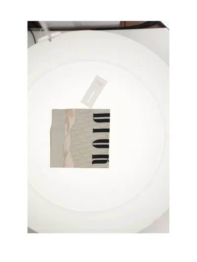 Dior Women Scarf-70x70 In Metallic