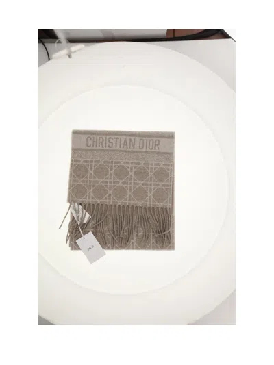 Dior Women Scarf Cannage In White