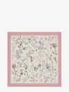 Dior Millefiori 90 Square Scarf In White