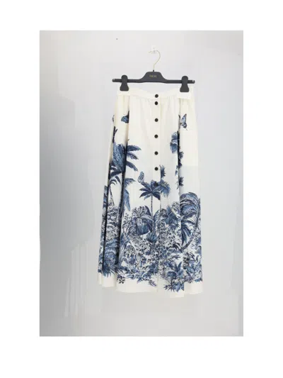 Dior Women Skirt In White
