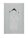 Dior V-neck Sleeveless Suspender Jumpsuit In White