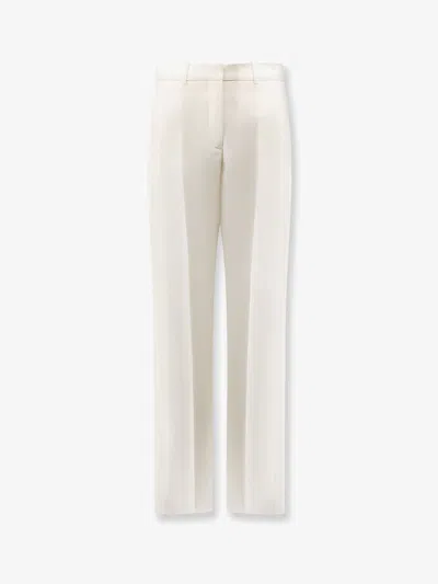 Dior Women Tuxedo Wool And Silk Trousers In Multi