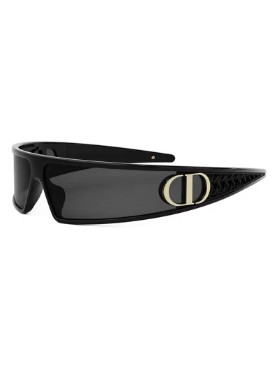 Dior Women's Very M1u 91mm Mask Sunglasses In Black