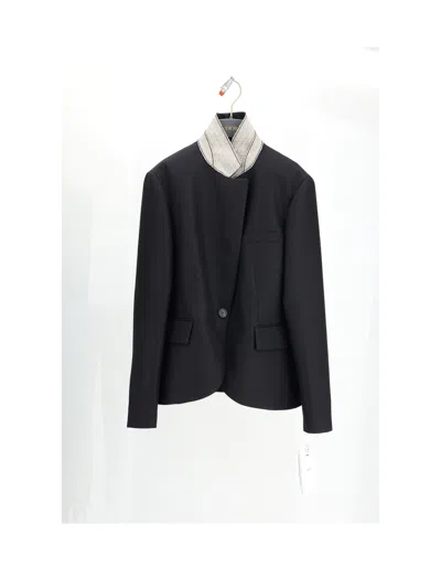 Dior Women Veste Db-grain Poudre In Black