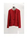 Dior Women Veste Db-grain Poudre In Red