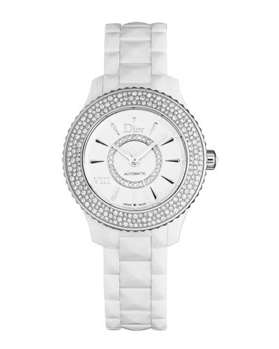 Dior Women's Viii Diamond Watch, Circa 2020s In White