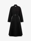Dior Women Virgin Wool And Cashmere Coat In Black