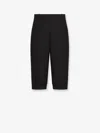 Dior Women Virgin Wool And Silk Grain De Poudre Bermuda Shorts In Black