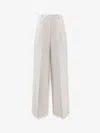 Dior Women Virgin Wool Trousers In Neutral
