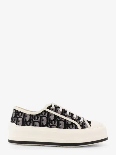 Dior Women Walk'n' Low-top  Oblique Canvas Sneakers In Multi