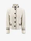 Dior Tailored Jacket With Button And Cuff Design In Neutral