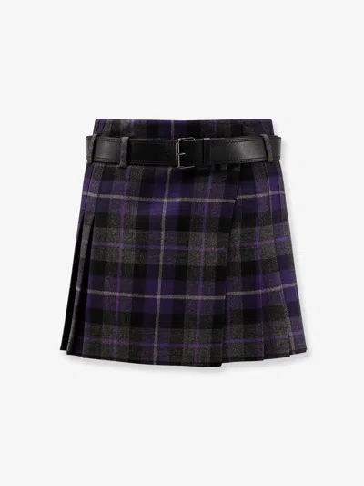 Dior Women Wool Skirt In Multi