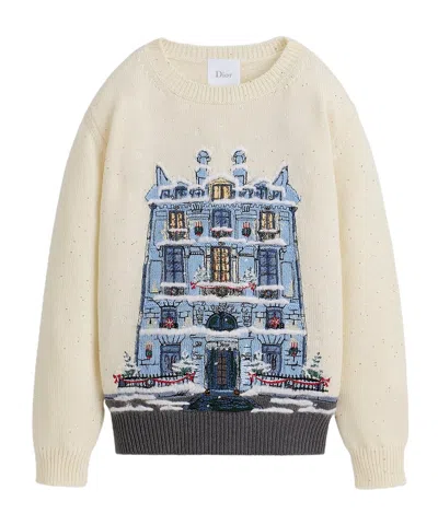 Dior Wool And Cashmere Knitwear In White