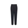 Dior Wool And Silk Pants Women In Blue