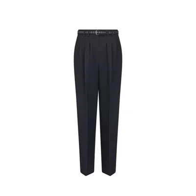 DIOR DIOR WOOL AND SILK PANTS