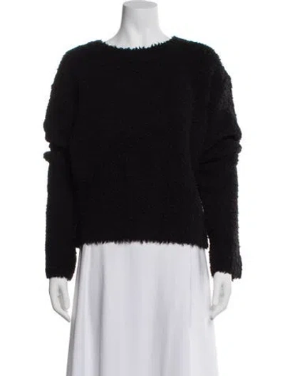 Pre-owned Dior Wool Bateau Neckline Sweater In Black