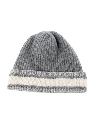 Pre-owned Dior Wool Beanie In Gray