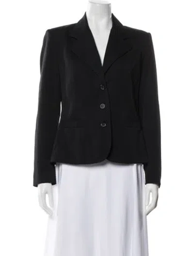 Pre-owned Dior Wool Blazer In Black