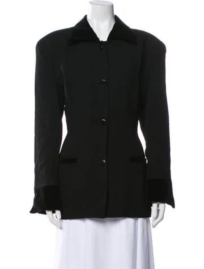 Pre-owned Dior Wool Blazer In Black