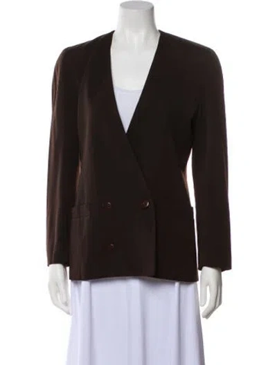 Pre-owned Dior Wool Blazer In Black