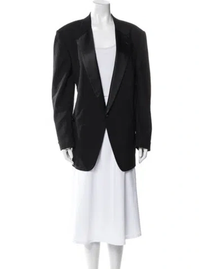 Pre-owned Dior Wool Blazer In Black