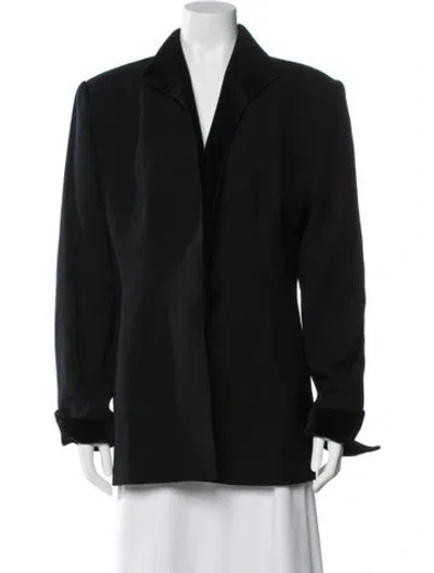 Pre-owned Dior Wool Blazer In Black
