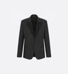 Dior Wool Blazer In Black