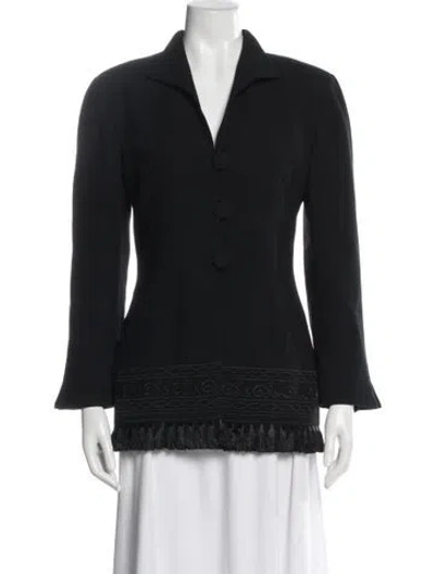 Pre-owned Dior Wool Blazer In Black
