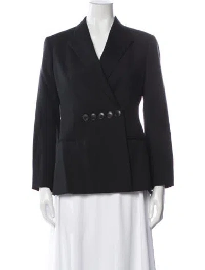 Pre-owned Dior Wool Blazer In Black
