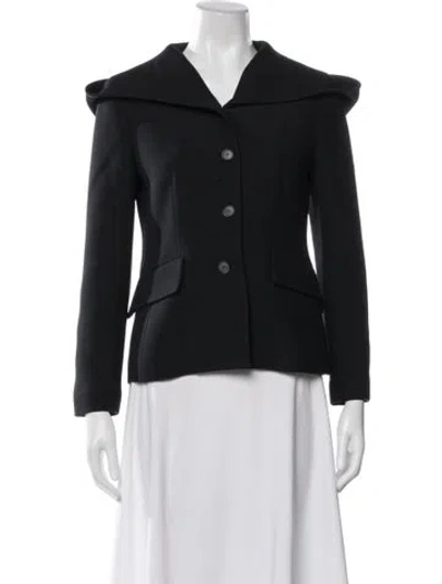 Pre-owned Dior Wool Blazer In Black
