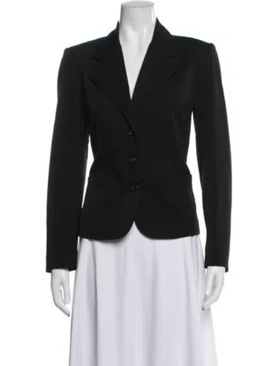Pre-owned Dior Wool Blazer In Black