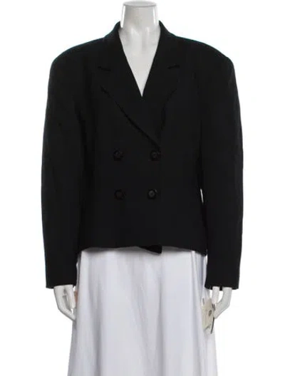 Pre-owned Dior Wool Blazer In Black