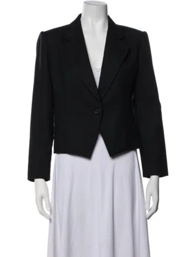 Pre-owned Dior Wool Blazer In Black