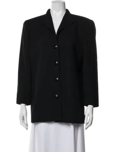 Pre-owned Dior Wool Blazer In Black