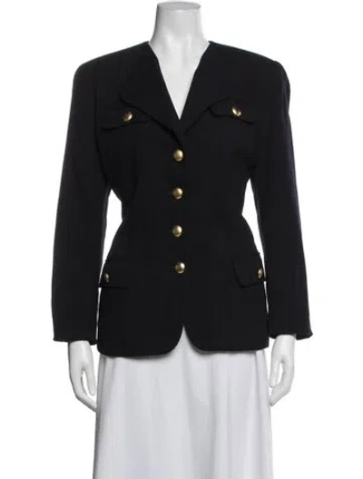 Pre-owned Dior Wool Blazer In Black