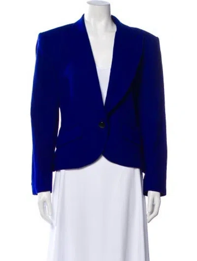 Pre-owned Dior Wool Blazer In Blue
