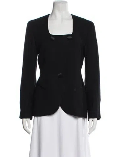 Pre-owned Dior Wool Blazer In Blue