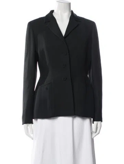 Pre-owned Dior Wool Blazer In Blue